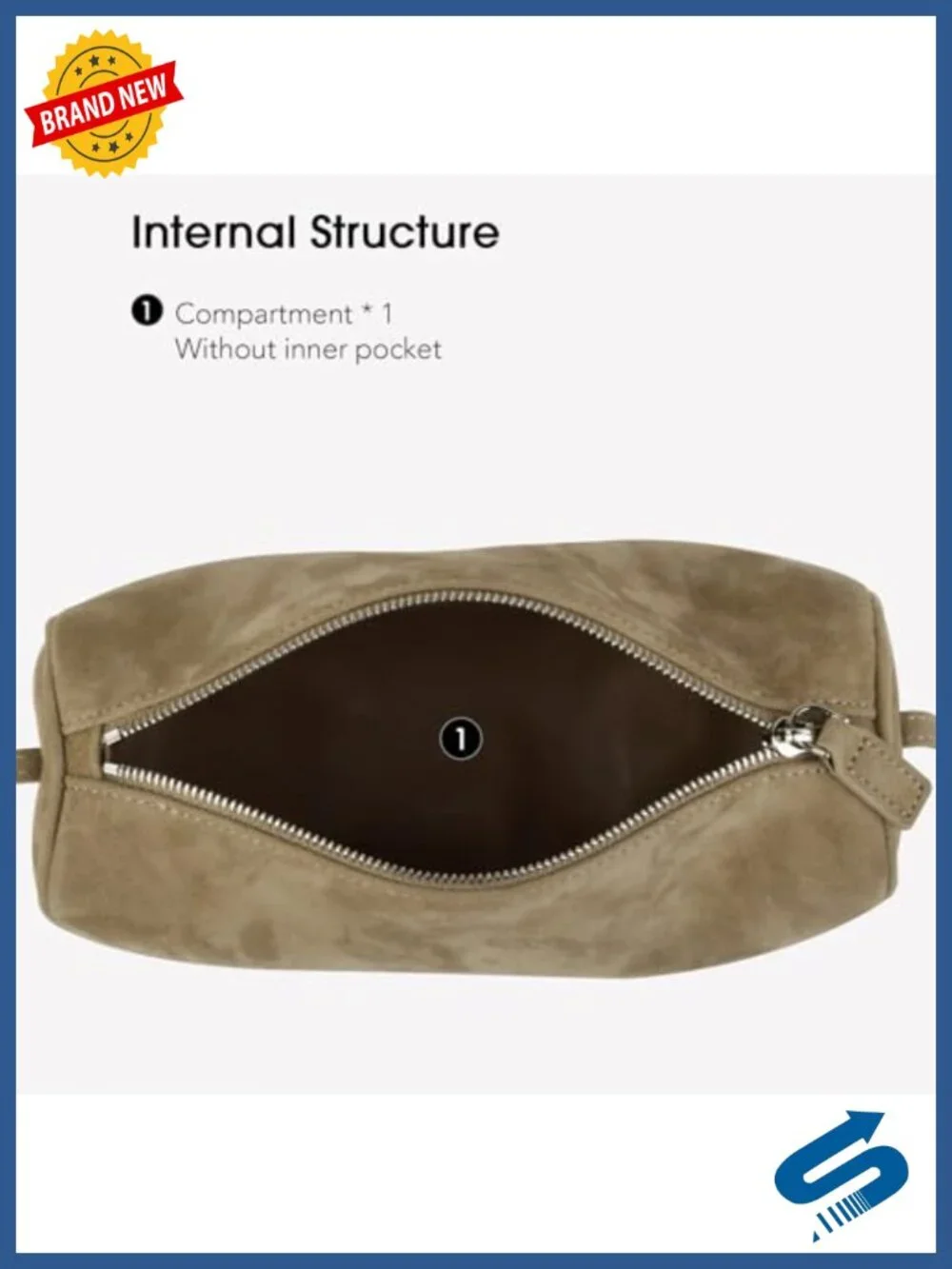 Premium Suede Leather Crossbody Hobo Bag with Adjustable Strap